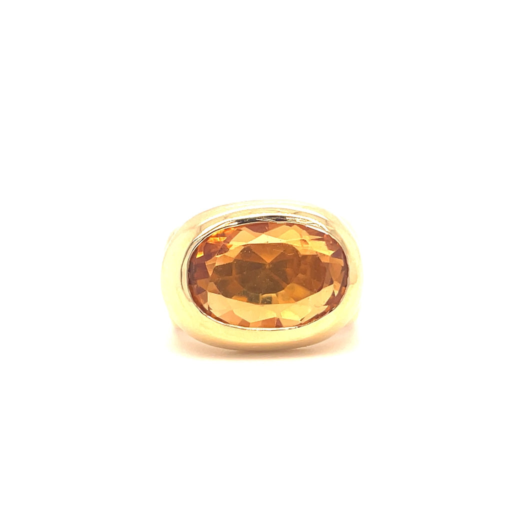 Citrine Dress Ring - Ancient & W